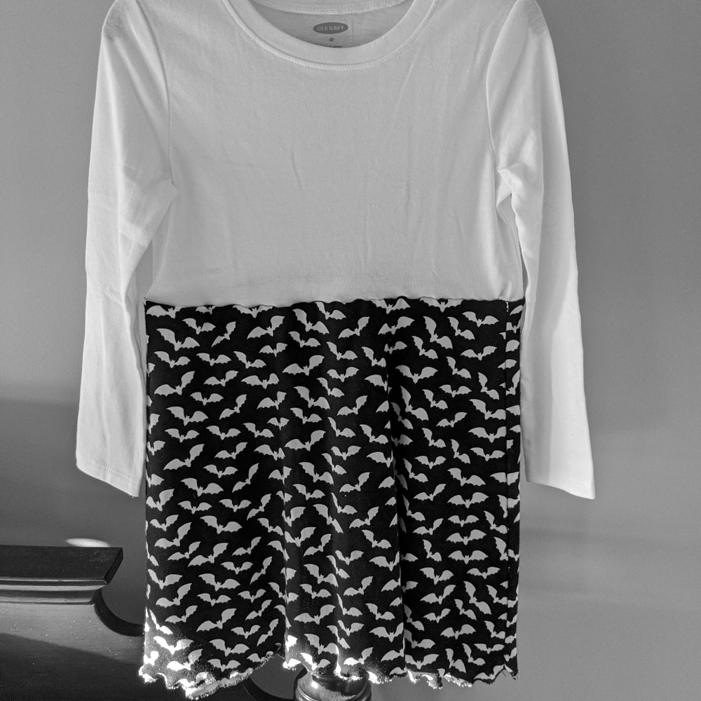 Upcycled nwt Old Navy shirt with added skirt